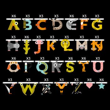 Animal Alphabet Banner Kit, 5 of 6