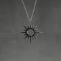 Sun Pendant Stainless Steel Necklace, thumbnail 5 of 5