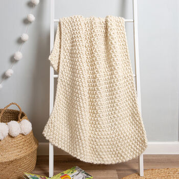 Louis Baby Blanket Beginner Knitting Kit, 2 of 9