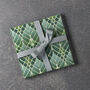 Sage Green And Grey Interwoven Trees Art Nouveau Coaster Set, thumbnail 3 of 10