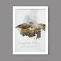 Langdale Pikes In Wainwright's Words Poster, thumbnail 4 of 4