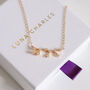 Esphyr Constellation Zodiac Necklace 18 K Gold Plated, thumbnail 3 of 8