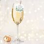 Personalised Eucalyptus Design Edible Drink Toppers, thumbnail 2 of 5