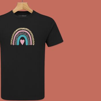 Boho Rainbow Teens/Adults T Shirt, 7 of 12