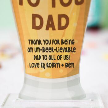 Personalised Beer Card For Dad, Cheers, 7 of 8