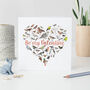 Bird Valentine's Card, thumbnail 1 of 4