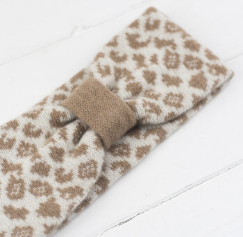 Leopard Knitted Headband, 6 of 8