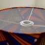 Orange And Blue Geometric Triangles African Lampshade, thumbnail 5 of 8