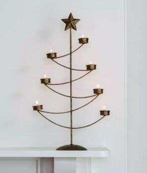 Festive Tree Tealight Holder, 2 of 4