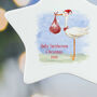Stork Christmas Decoration.. Baby On Its Way, thumbnail 3 of 7