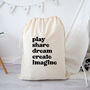 Stylish Toy Storage Bag Sack For Bedroom Or Playroom, thumbnail 1 of 5