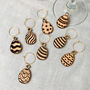 Easter Wooden Wine Glass Charms Set, thumbnail 4 of 7
