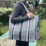 Respiin Recycled Woven Tote Bag, thumbnail 12 of 12