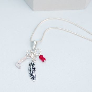 Personalised Birthstone And Charm Necklace, 8 of 12