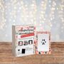 Pet Paw Print Christmas Kit With Christmas Themed Card, thumbnail 3 of 8