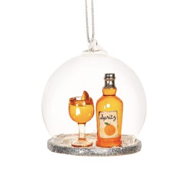 Christmas Spritz Dome Bauble, 3 of 4