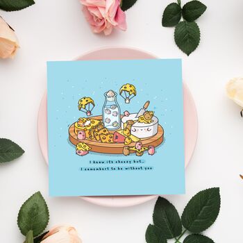 Cute Cheese Greetings Card, 5 of 7