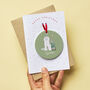 Love My Dog Christmas Keepsake Card, thumbnail 1 of 4