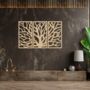 Modern Three Panel Tree Of Life Wooden Wall Art, thumbnail 7 of 12