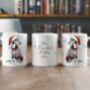 Personalised Greyhound In Christmas Jumper Mug C, thumbnail 2 of 2