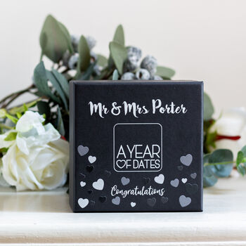 Personalised Wedding Edition Date Box, 5 of 10