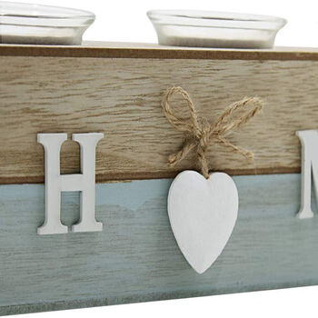 Pack Of Three Candle Holder With White Wooden Heart, 8 of 8