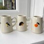 Ceramic Milk Jug With Embossed Blue Tit Motif, thumbnail 4 of 5