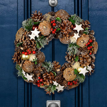 Christmas Wishes Front Door Wreath, 3 of 7