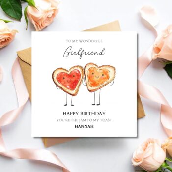 Pun Birthday Card, Toast Pun Husband Card, Any Relationship, 3 of 5