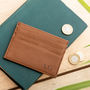 Personalised Leather Card Holder, thumbnail 1 of 2