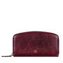 Italian Leather Curved Zipped Purse 'Ponticelli', thumbnail 5 of 12
