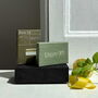 Basil And Lemon Rind Natural Exfoliating Soap Bar, thumbnail 1 of 5