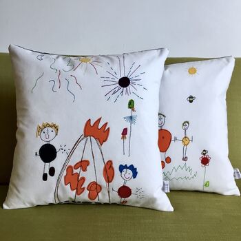 Your Child's Drawing On A Cushion, 8 of 12