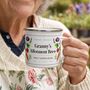 Personalised Allotment Brew Enamel Mug, thumbnail 1 of 7