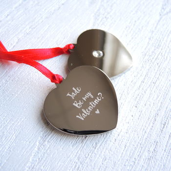 Personalised Valentine's Engraved Love Heart Decoration, 3 of 3