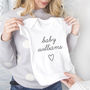 New Baby Personalised Surname Babygrow Vest, thumbnail 1 of 7
