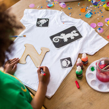 Personalised Jungle T Shirt Painting Craft Kit, 5 of 12