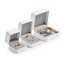 Monaco D’or Gold White Floss Ombré Travel Jewellery Box, thumbnail 3 of 4