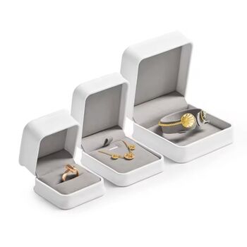 Monaco D’or Gold White Floss Ombré Travel Jewellery Box, 3 of 4