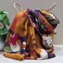 Autumnal Woodland Print Scarf, thumbnail 1 of 5
