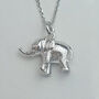 Personalised Sterling Silver Baby Elephant Necklace, thumbnail 3 of 10