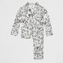 Tree Of Life Monochrome Long Pyjamas, thumbnail 3 of 7