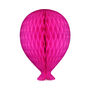 Honeycomb Paper Balloon Bright Pink, thumbnail 1 of 3