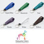 Soft Padded Leather Keyring 22 Colours, thumbnail 4 of 4