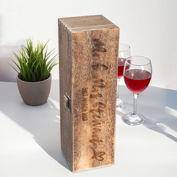 Personalised Wine Box For Couples, 3 of 11