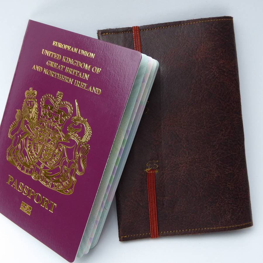 passport cover, personalised by oscar & toots | notonthehighstreet.com