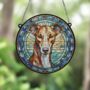 Greyhound Stained Glass Effect Suncatcher, thumbnail 2 of 6