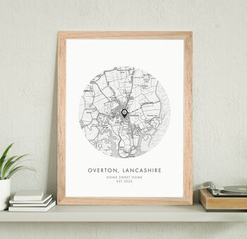 Personalised 'Our Special Place' Handmade Map Print, 9 of 11
