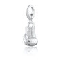 Sterling Silver Boxing Glove Charm Necklace, thumbnail 4 of 6