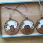 Personalised 1st Christmas Ornament – Woodland Animals, thumbnail 9 of 9